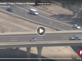Vea como un diminuto auto inteligente se le escapa a la policía de Phoenix (+VIDEO)