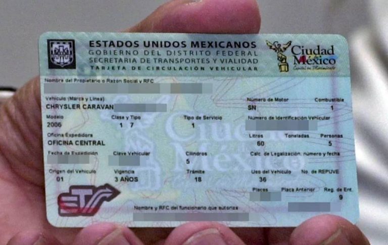 Los requisitos para renovar la tarjeta de circulación en Ciudad de México