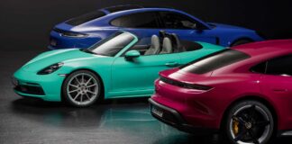 Porsche abarca muestras de pinturas con más de 160 colores y matices únicos