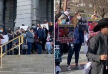 VIDEO: Así fue la protesta frente al Capitolio de Colorado en apoyo al camionero Rogel Aguilera