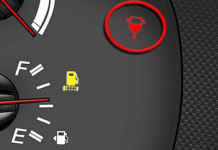 Testigo de presencia de agua en el filtro de combustible diésel Testigo de presencia de agua en el filtro de combustible diésel