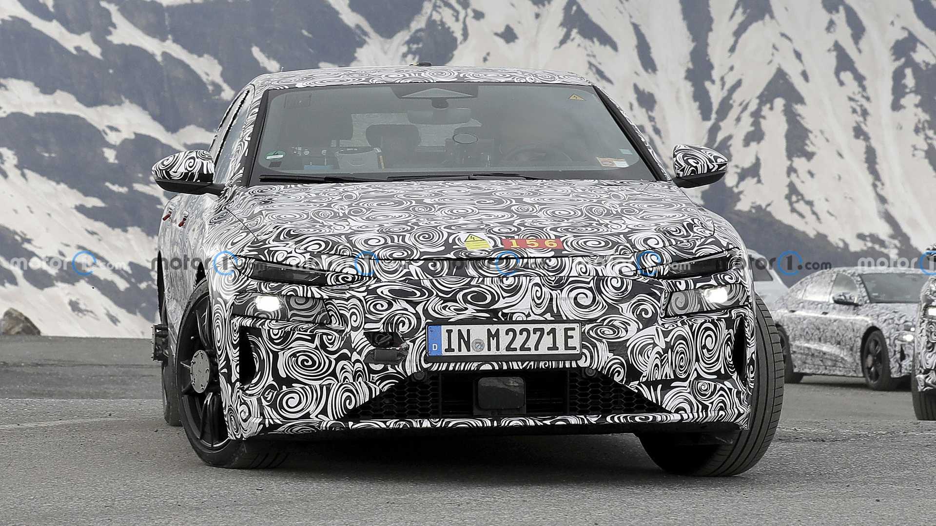 Fotos espías del Audi A6 E-Tron EV