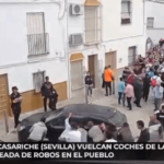 Vecinos volcaron coches por delincuencia en Casariche