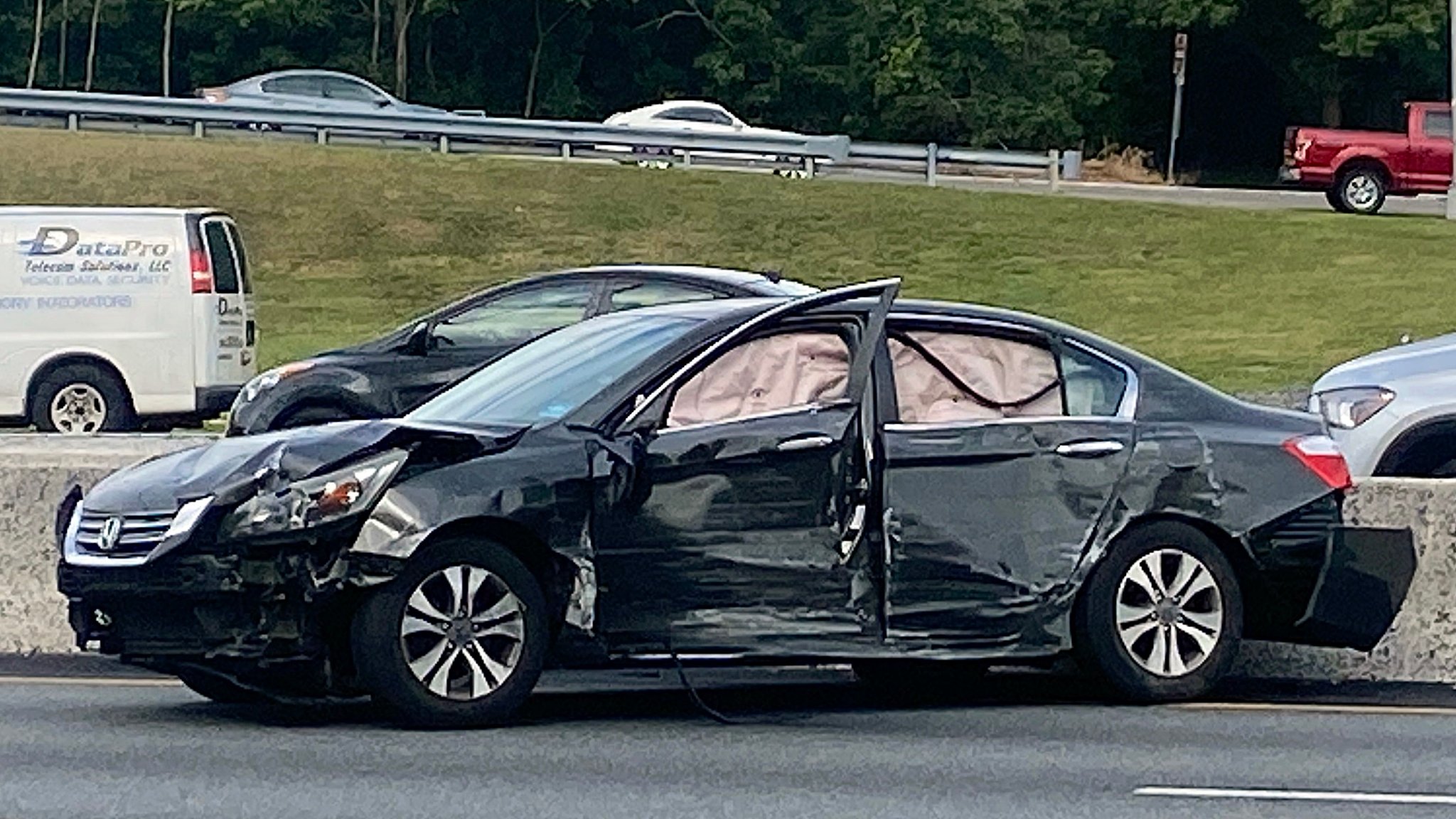 Honda Accord destruido