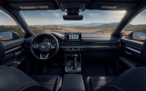 Interior de Honda CR-V 2023 es como el del nuevo Civic