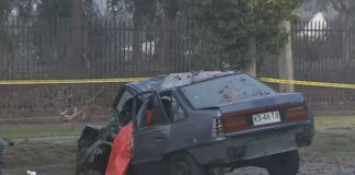 Mujer asalta Minimarket y muere en accidente de tránsito mientras escapaba de Carabineros