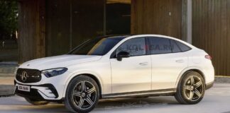 Render del Mercedes GLC Coupe 2024