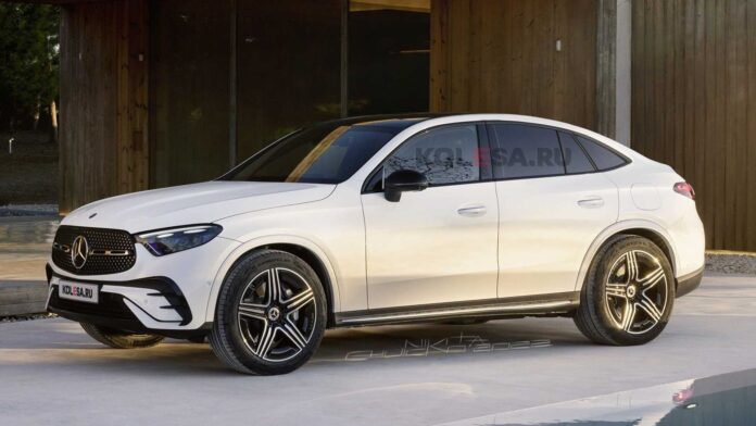 Render del Mercedes GLC Coupe 2024