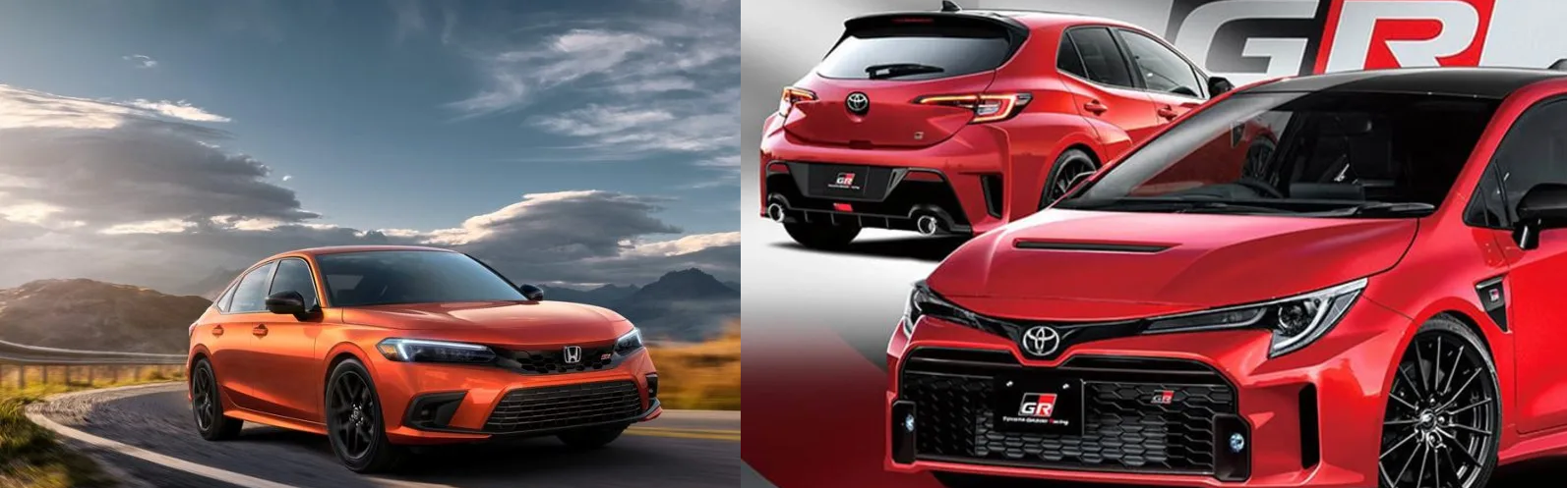 ¿Cuál hatchback es mejor entre el Honda Civic Type R y el Toyota GR Corolla?