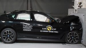 BMW i4 en la prueba de choque EuroNCAP