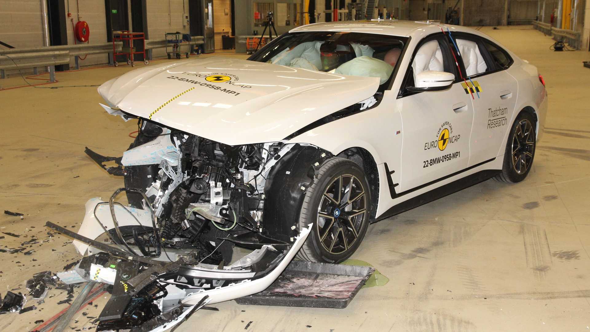 BMW i4 prueba de choque EuroNCAP