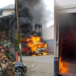 Crimen organizado incendiaron al menos 8 vehículos en Uruapan, México
