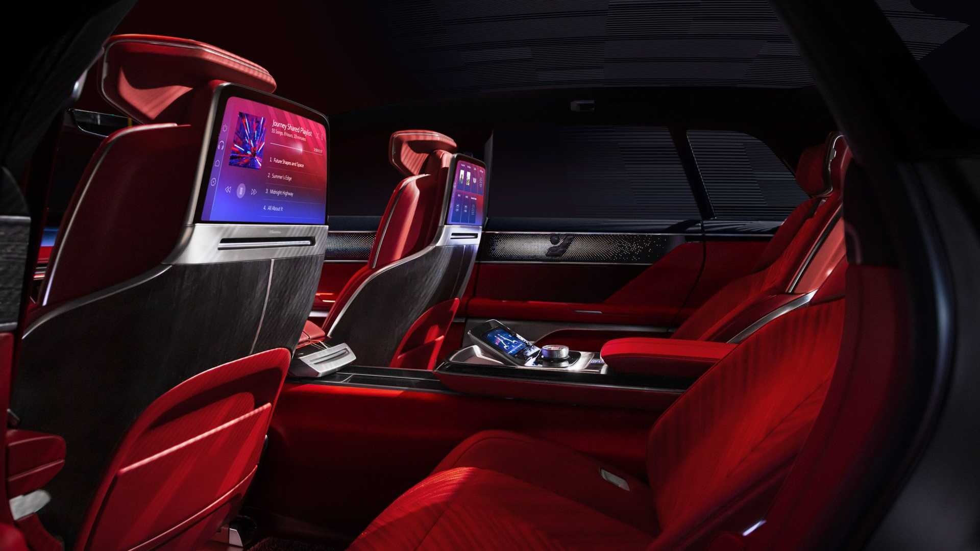 Interior del Cadillac Celestiq Show Car