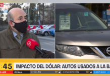 Los autos usados están bajando sus precios en Chile