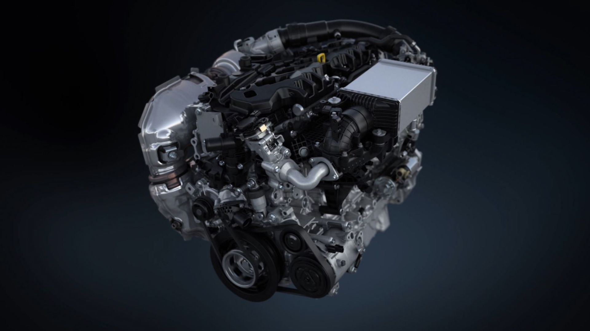 Motor de 6 cilindros en línea de 3.3 litros de Mazda