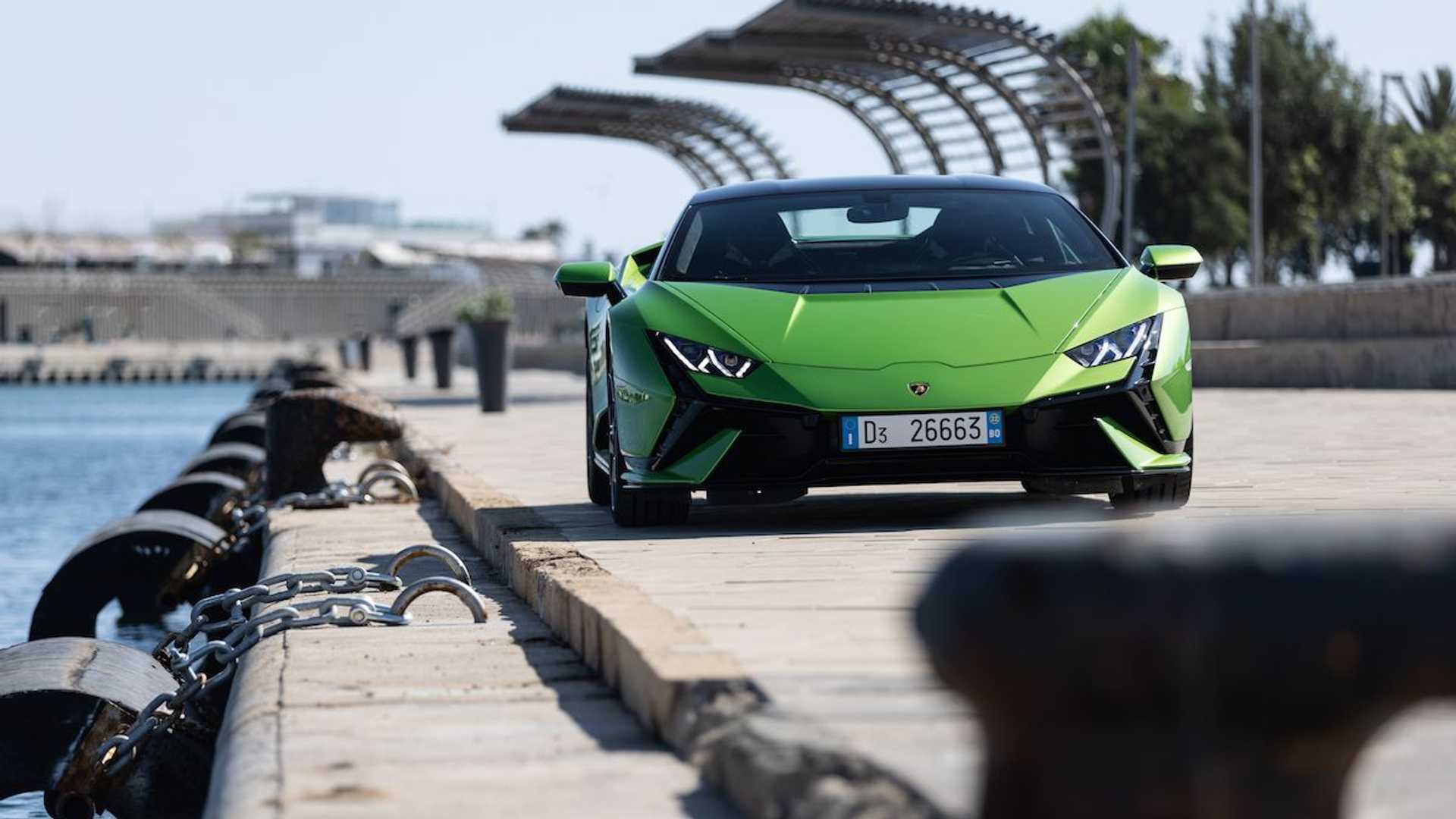 Vista Frontal Lamborghini Huracan