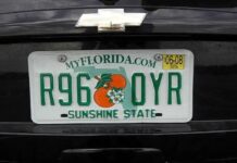 Requisitos para sacar placas nuevas en Florida
