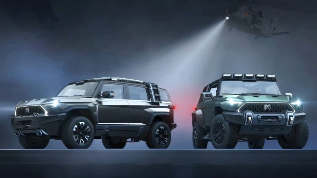 Dongfeng Lanza La Nueva Marca Mengshi Inspirada En Hummer Con Dos Prototipos De Ev Gossip 4221