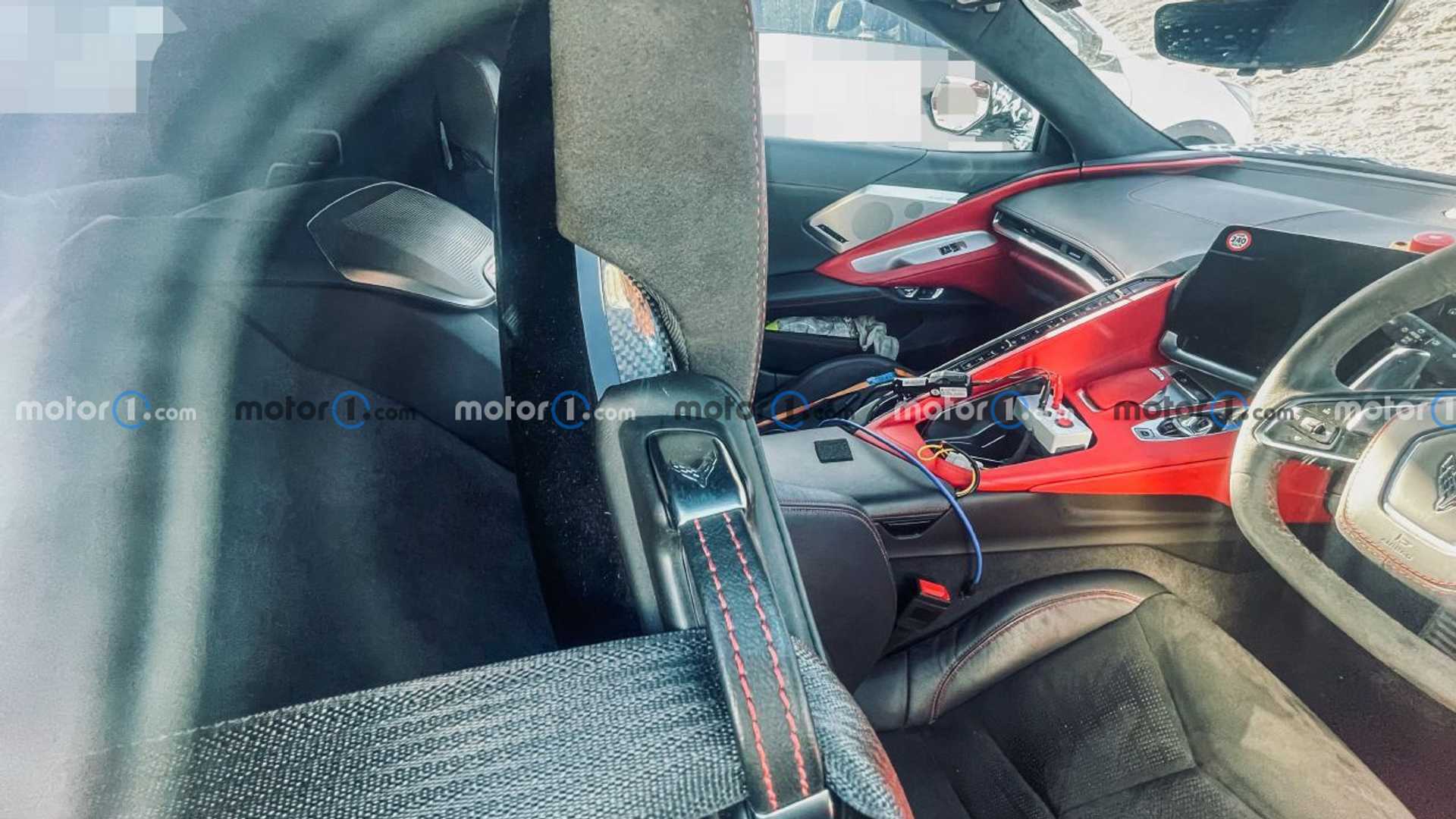 Fotos espías interior Chevrolet Corvette E-Ray