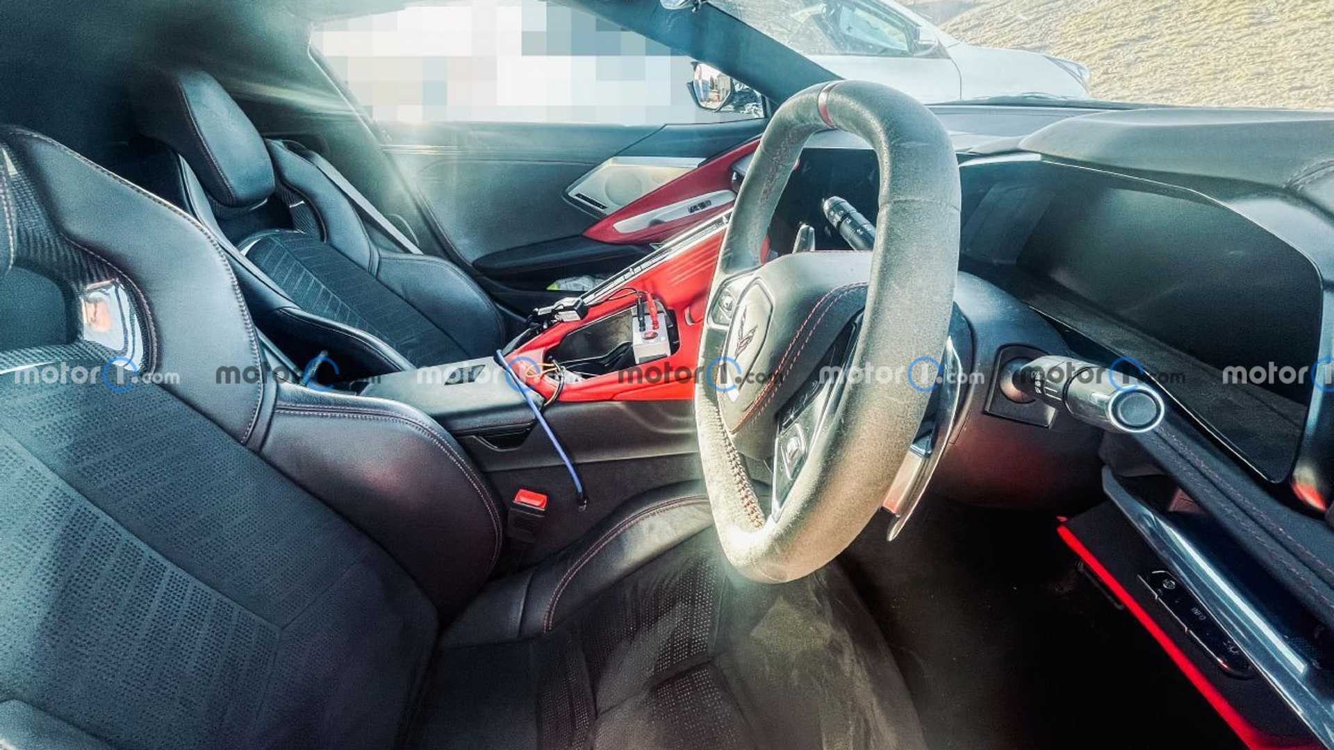 Imágenes espía interior Chevrolet Corvette E-Ray