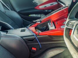 Imágenes espía interior del Chevrolet Corvette E-Ray