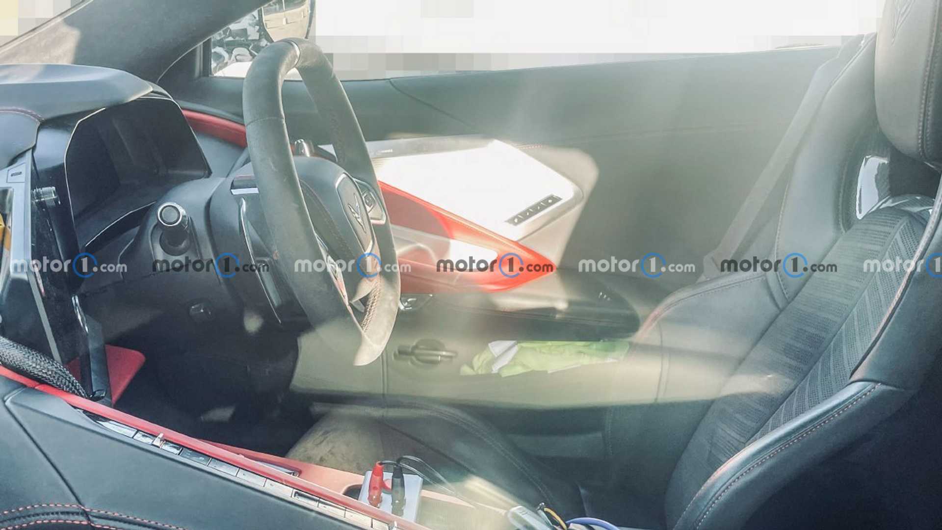 Imágenes espías interior Chevrolet Corvette E-Ray
