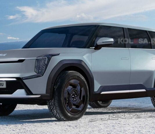 Imágenes renderizadas del nuevo Kia EV9
