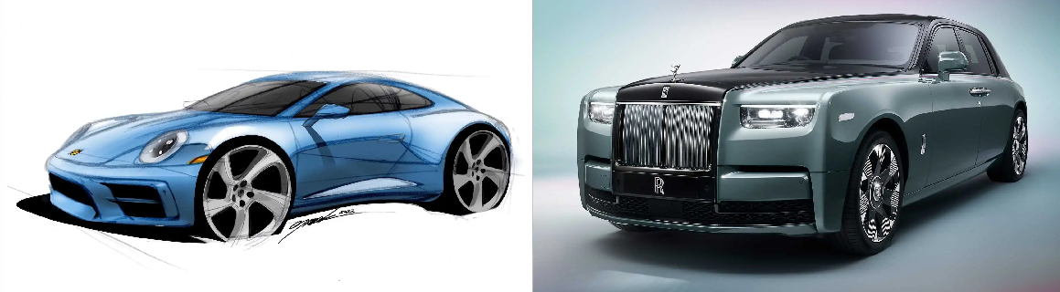 Porsche y Rolls-Royce