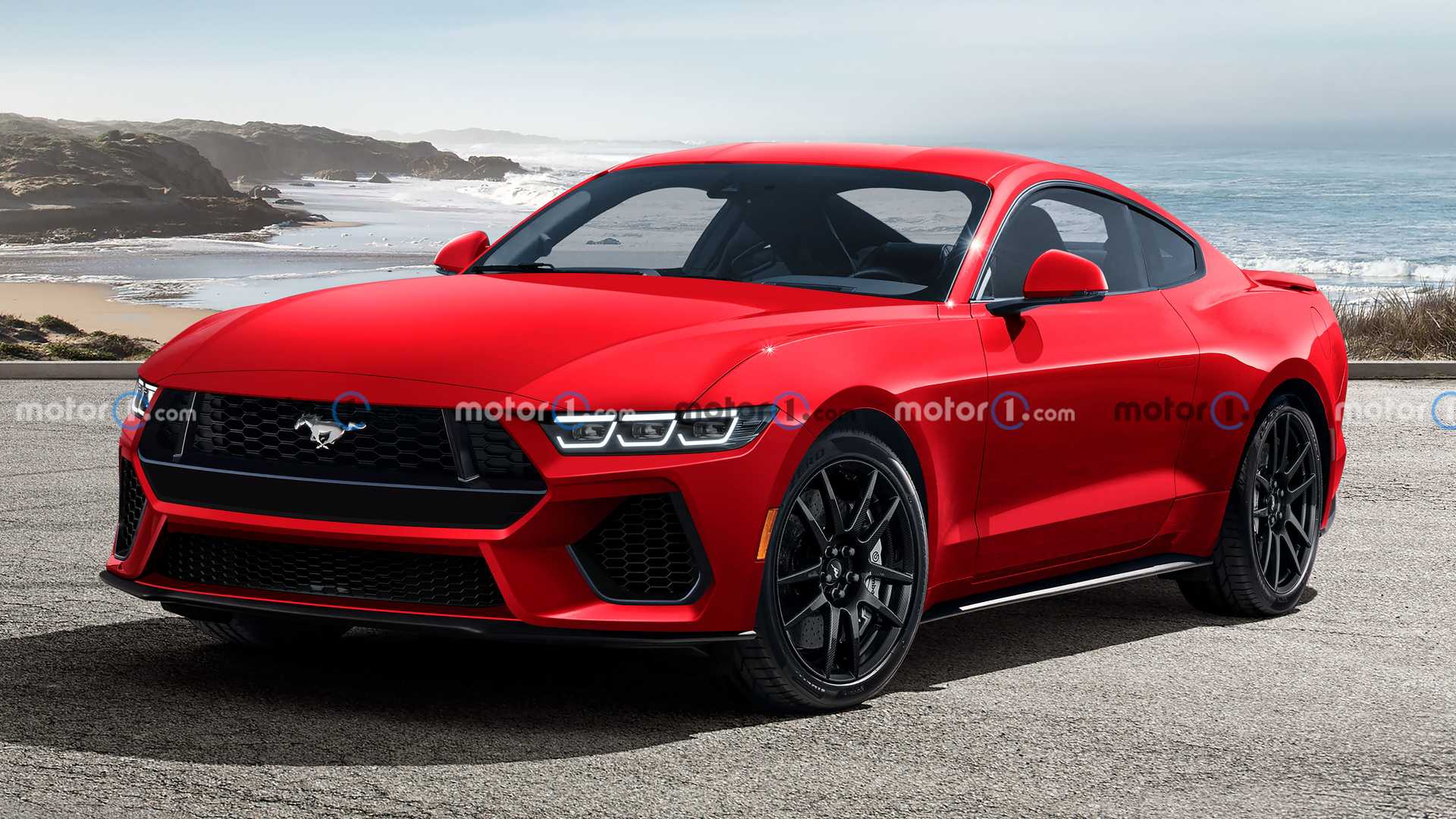 Render Ford Mustang 2024