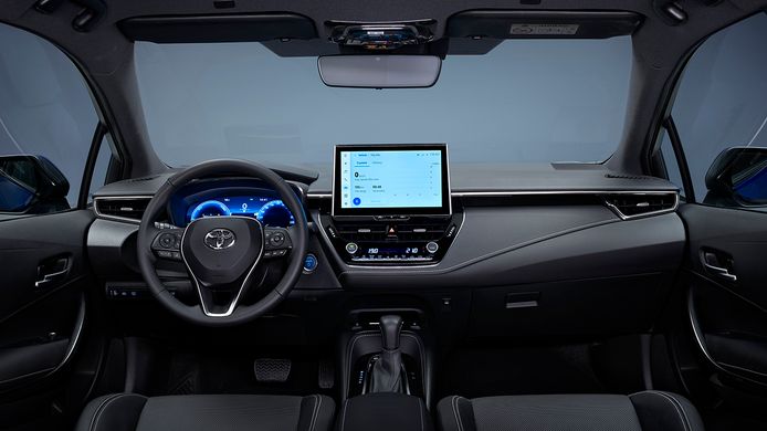 Interior del Toyota Corolla Touring Sports 2023 en España