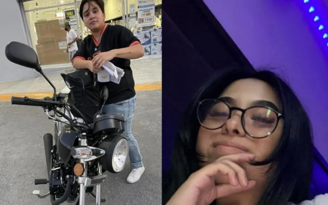 Mujer le regaló una moto a su novio por "dejarla" abrir una cuenta en