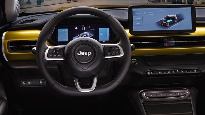 Interior of the new Jeep Avenger
