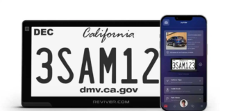 California aprueba el uso de placas digitales para carros