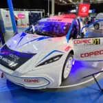 Llega a Chile el RX2e primer auto de rally eléctrico