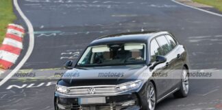Imágenes espía Volkswagen Passat eHybrid 2023