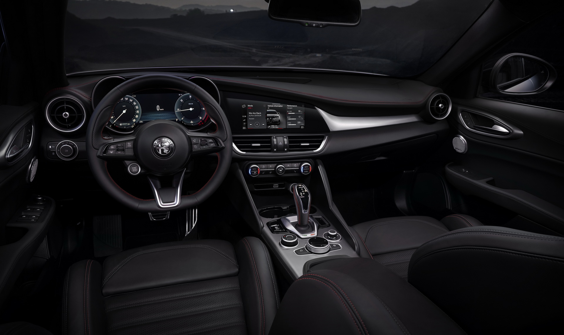 Interior Alfa Romeo Giulia 2023 renovado