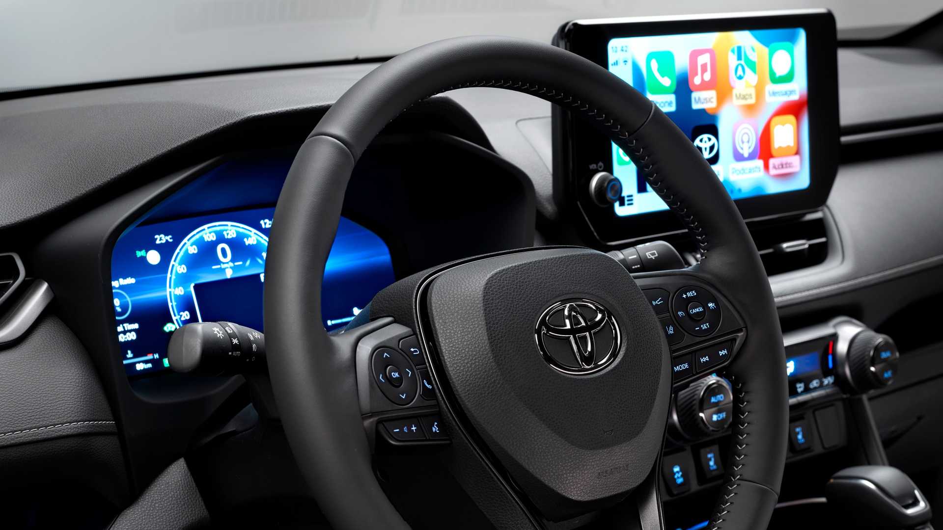 Interior of the new Toyota RAV4 GR Sport 2023
