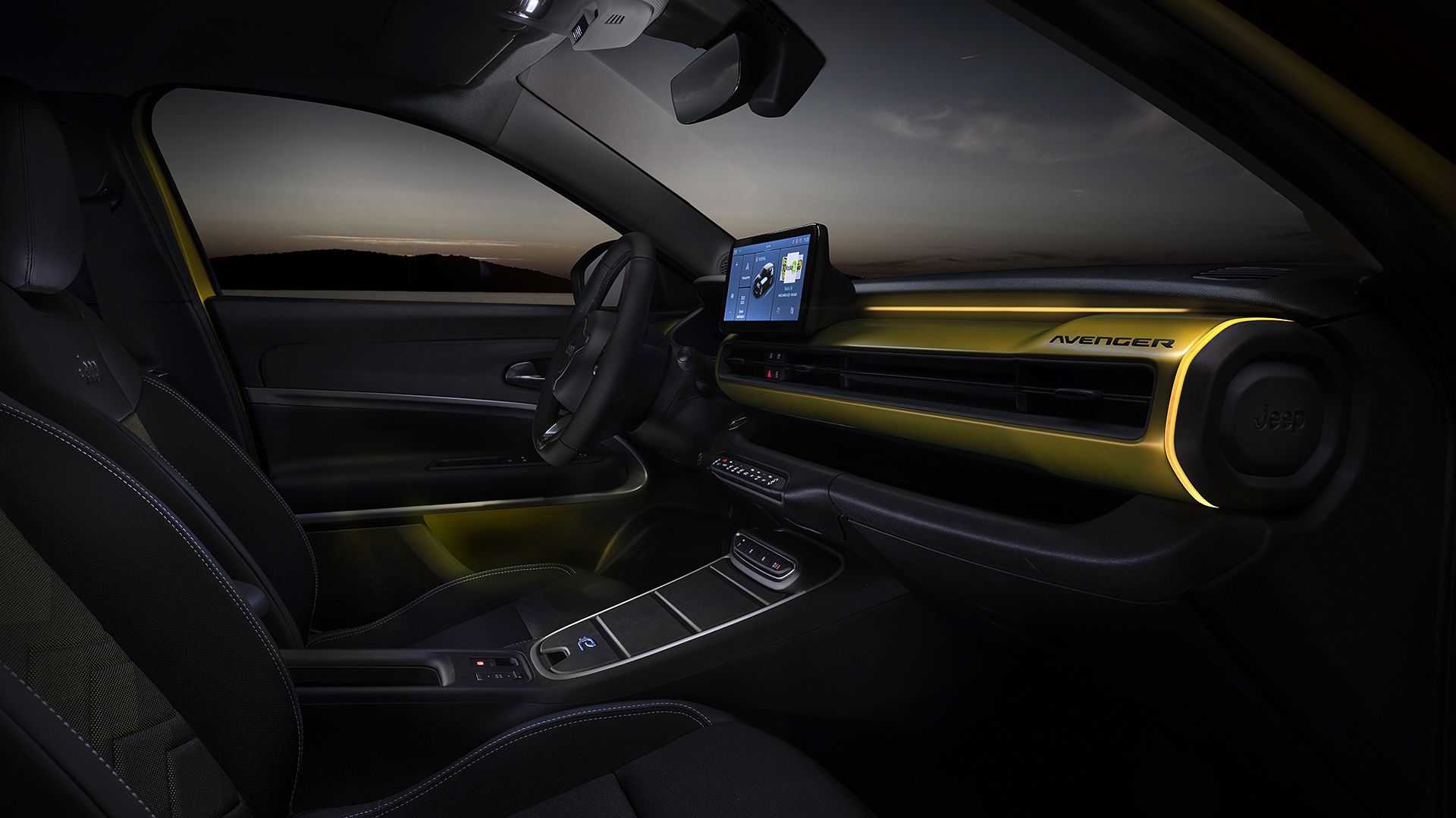 Interior del Jeep Avenger 2023