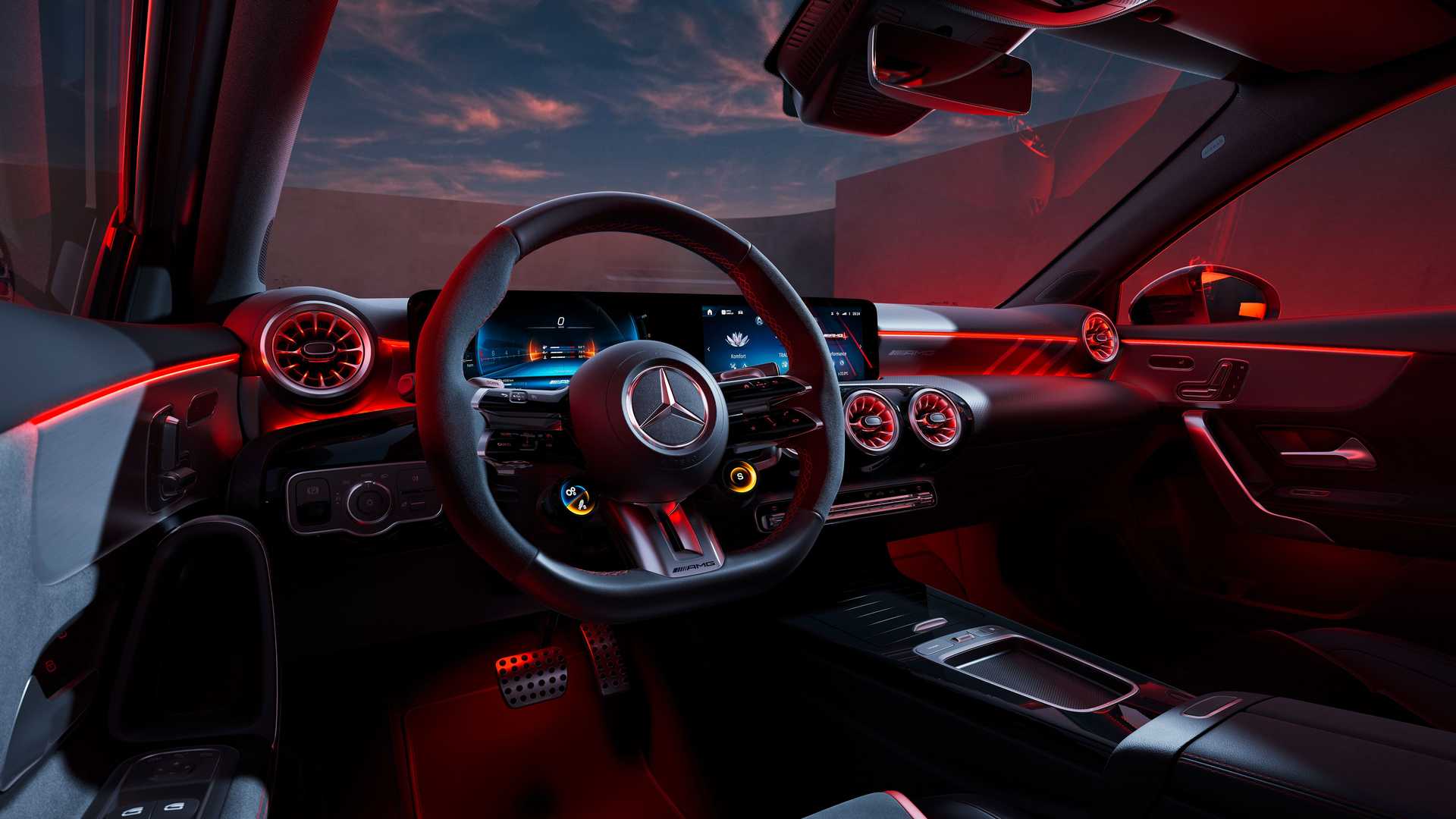 Interior del Mercedes Clase A 2023