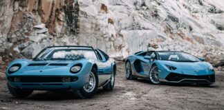 Lamborghini Aventador rinde honor al Miura Roadster