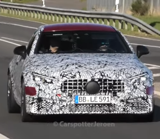 Video espía del Mercedes-AMG CLE 63 2024