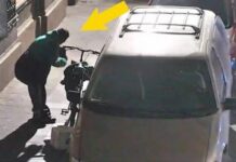 México: Ladrón es sorprendido in fraganti intentando extraer una batería de auto en San Luis Potosí (+Video)