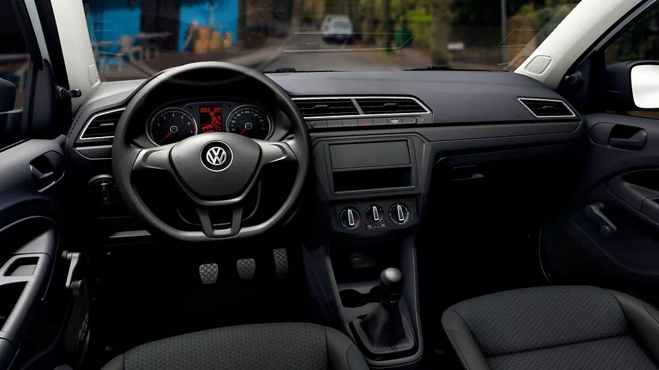 Interior de la Volkswagen Saveiro 2023 en México