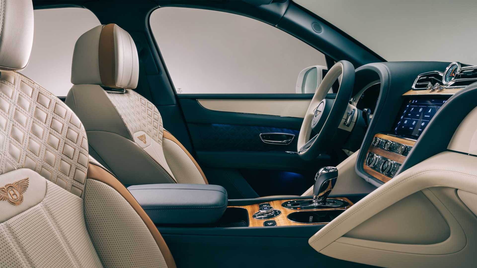 Interior del Bentley Bentayga Odyssean Edition