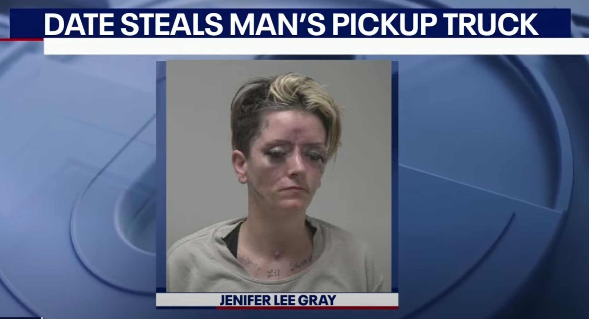 Jennifer Lee Gray, la mujer que robó una camioneta en la primera cita