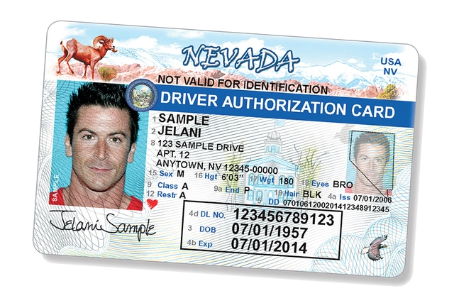 Licencia de conducir para indocumentados de Nevada