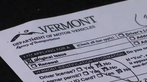 Licencia de conducir para indocumentados de Vermont