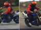 Motociclista sin matrícula escapa de persecución en Texas