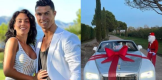 El auto que Georgina regaló a Cristiano