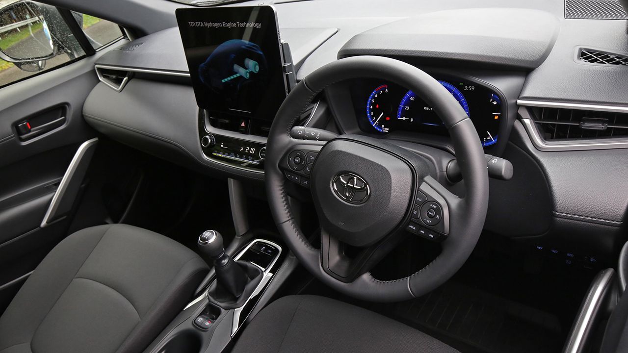 Interior del Toyota Corolla Cross H2 Concept